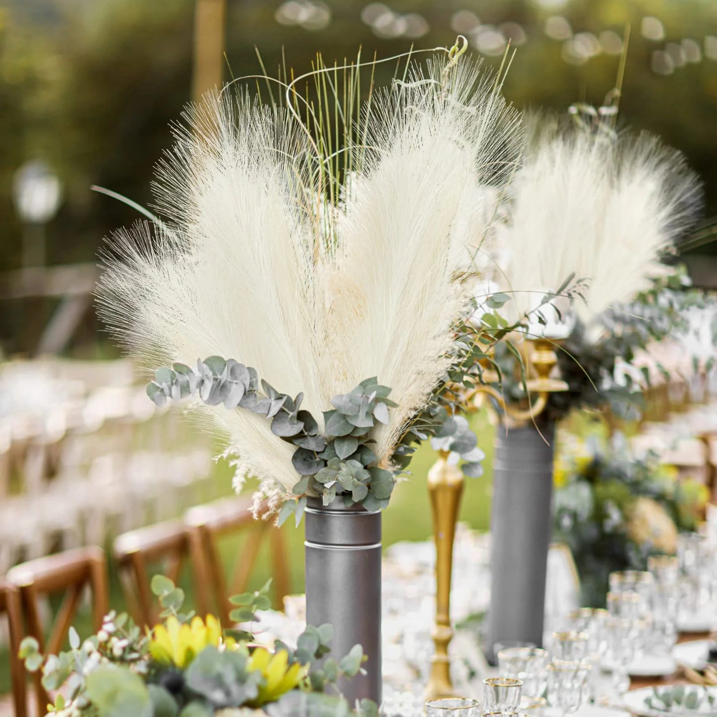 30Pcs Fluffy Pampas Grass